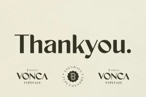 Vonca – Minimalist Font Family