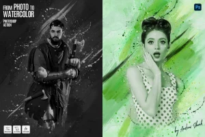 Watercolor 2 – Photoshop Action