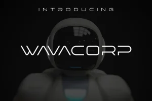 Wavacorp modern font