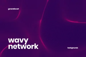 Wavy Network Backgrounds