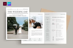 Wedding Day Program Template