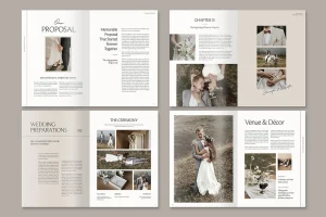 Wedding Magazine Template