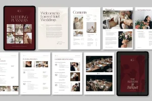 Wedding Planner Brochure Template (Ebook)