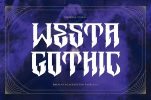 Westa Gothic – Blackletter Font