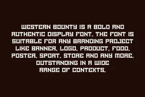Western Bounty – Classic Typeface Font