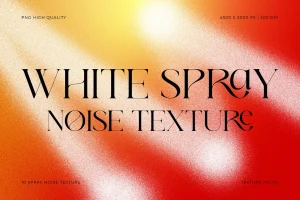 White Spray Noise Textures