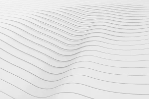 White Wavy Bands Abstract 3D Background Set