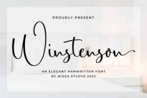 Winstenson – Wedding Font