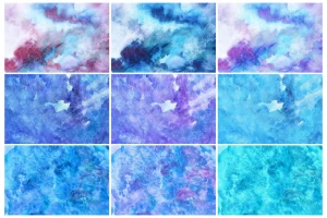 Winter Watercolor Backgrounds