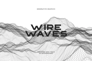 Wire Waves Background Set