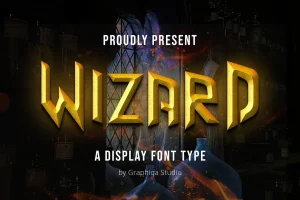 Wizard – Magic Display Font