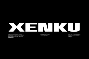 Xenku – Modern Techno Typeface