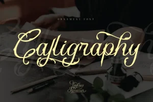 Yellow Tamarin Blackletter Tattoo Font