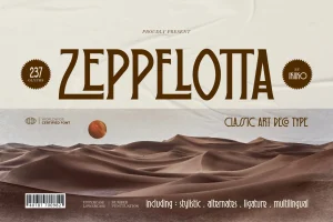 Zeppelotta – Classic Art Deco Type