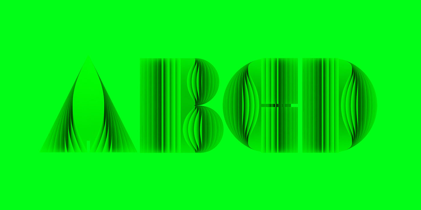 Curl typography project by Txaber Mentxaka